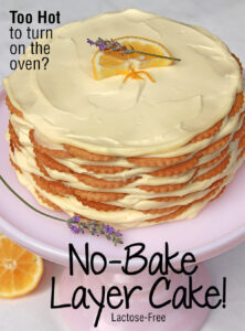 No bake layer cake