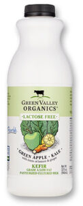 Bottle of Green apple kale kefir 