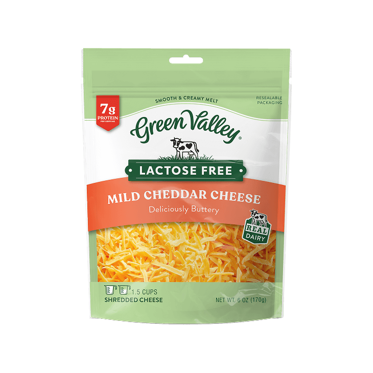 Lactose-Free Shredded Mild Cheddar