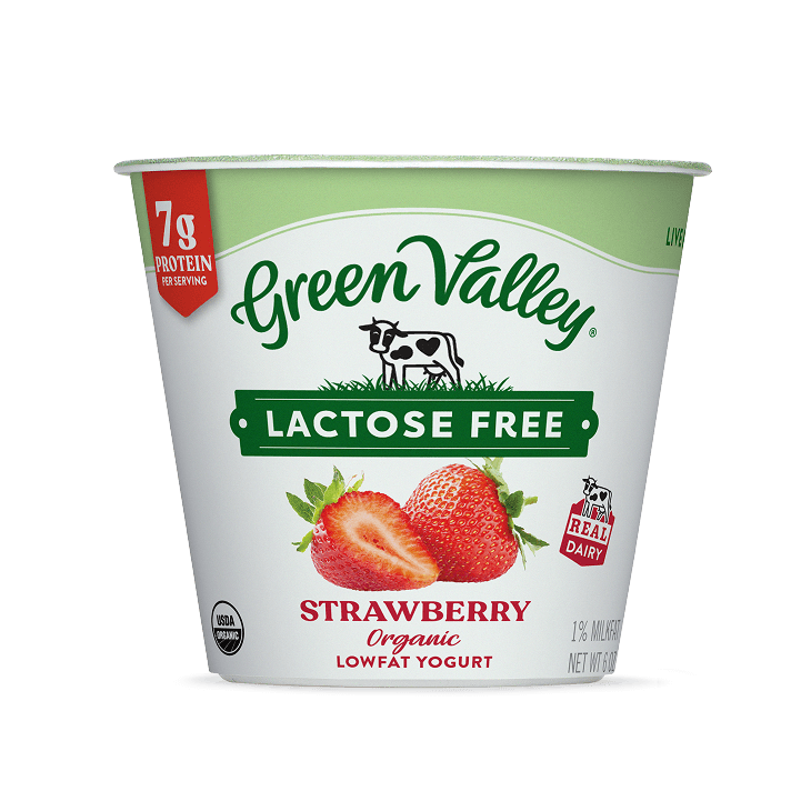 Lactose-Free Organic Strawberry Yogurt 6oz