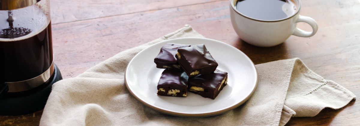 Cocoa Brownies with Spiced Chocolate Ganache | Green Valley Lactose Free