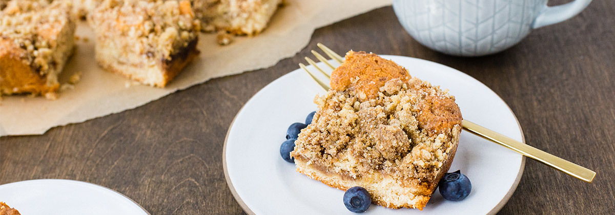 Cinnamon Kefir Coffee Cake