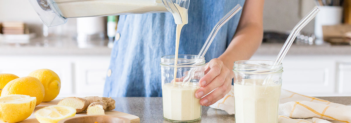 Lemon Turmeric Yogurt Smoothie | Green Valley Lactose Free