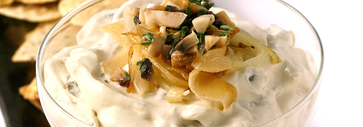 caramelized onion dip