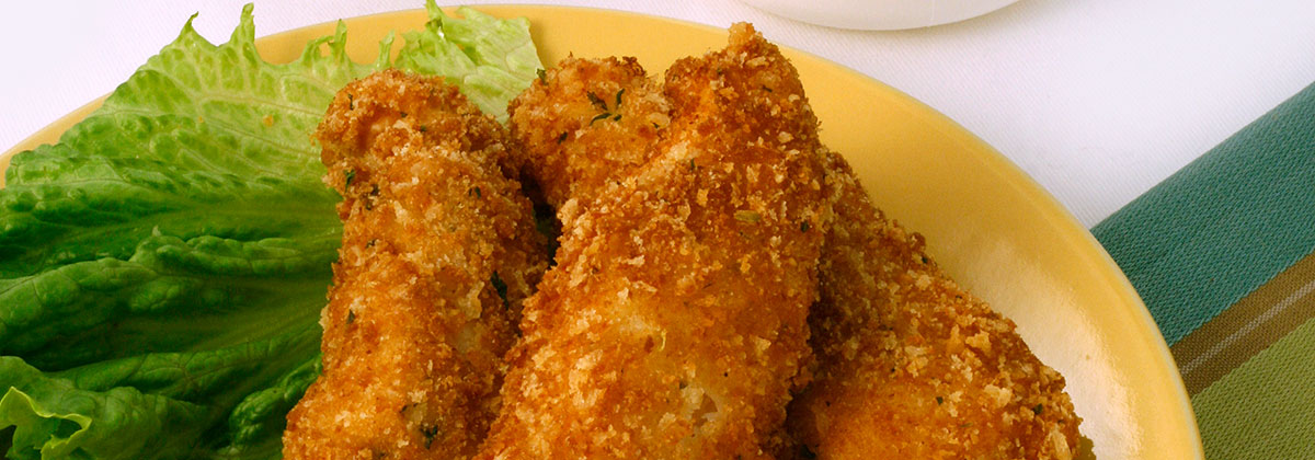 Baked Chicken Strips & Yogurt Ranch Dip