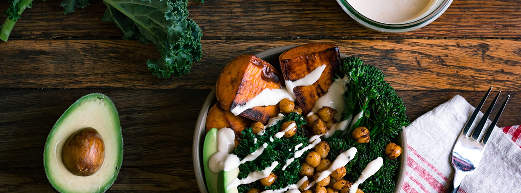 Sweet Potato Bowl with Yogurt Tahini Sauce