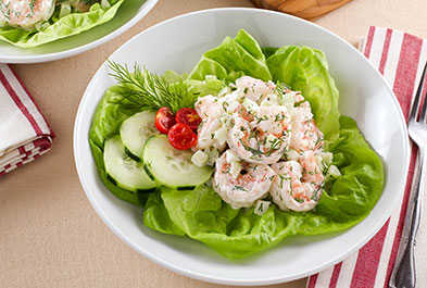 Shrimp Salad with Cucumber and Dill
