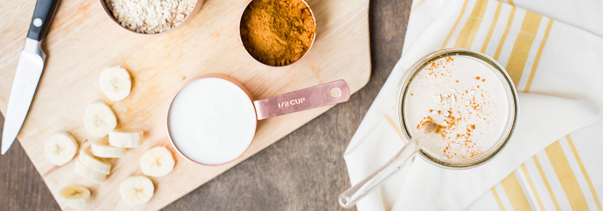 Cinnamon Roll Kefir Smoothie | Green Valley Lactose Free