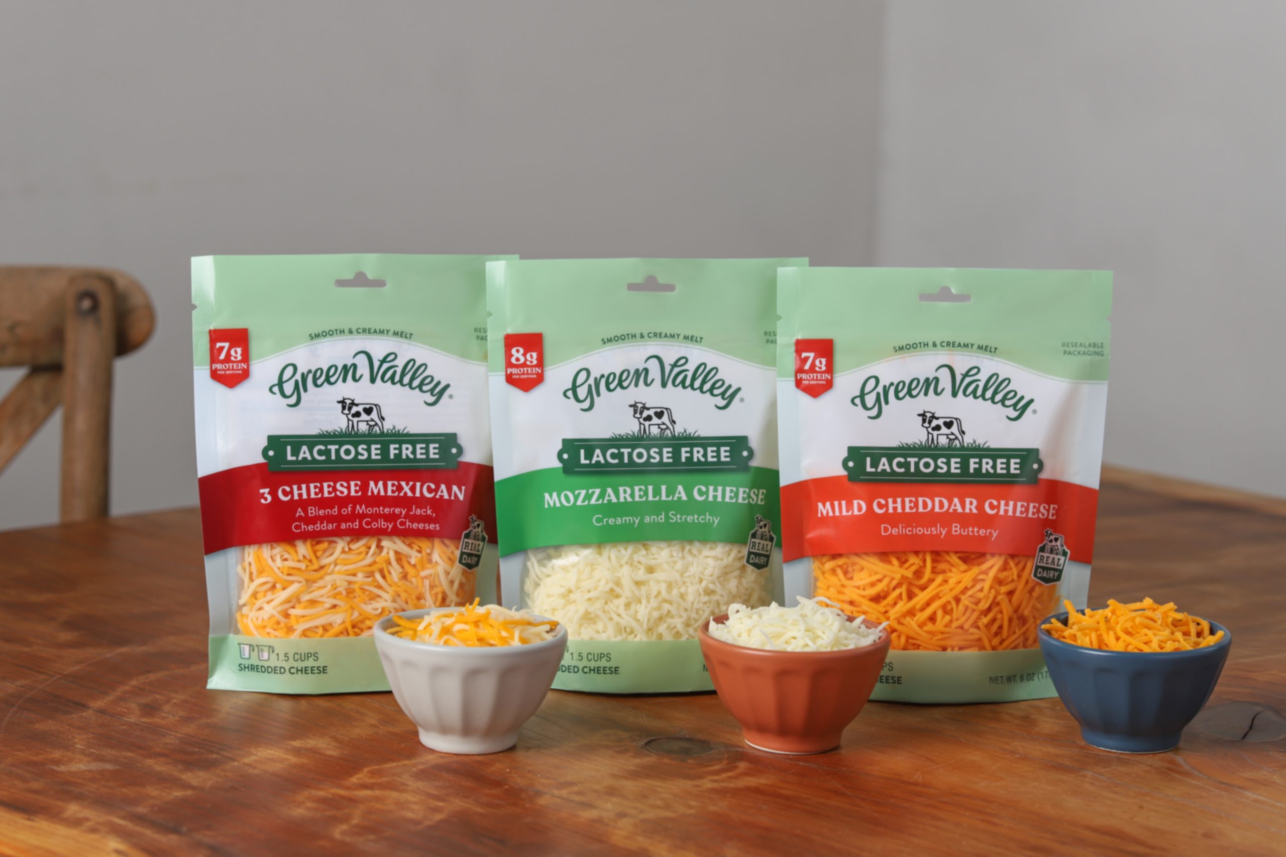 Lactose-Free Shredded Cheese Products | Green Valley Lactose Free